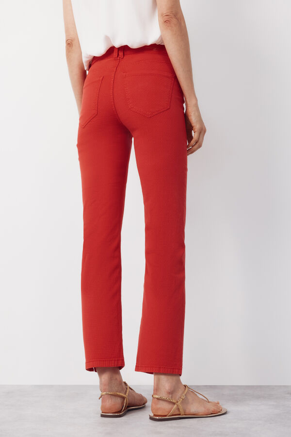 Cortefiel Jeans sensacional jacquard Vermelho