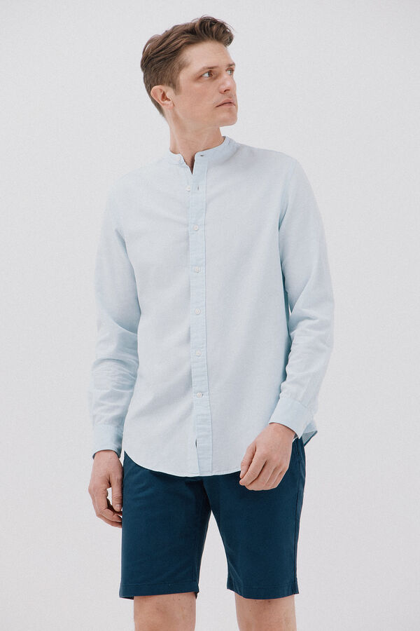 Cortefiel Bermuda chino Azul