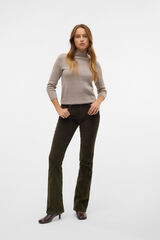 Vero Moda Pantal&oacute;n vaquero acampanado Verde oscuro