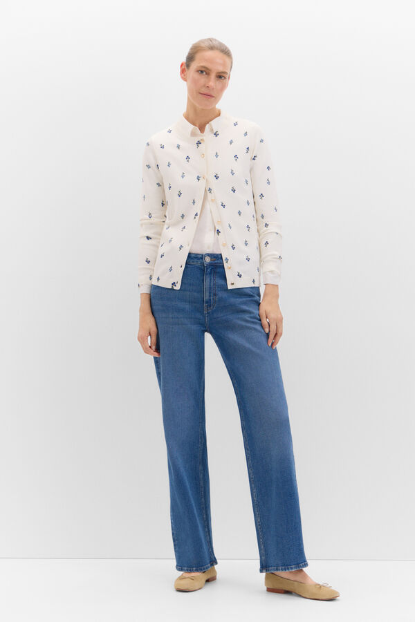 Cortefiel Casaco b&aacute;sico de malha Impress&atilde;o