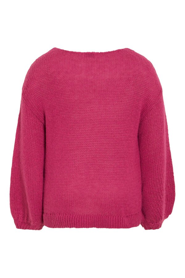 Evoked by Vila Jersey de punto curvy Morado