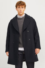 Jack & Jones Abrigo cruzado solapas Azul marino