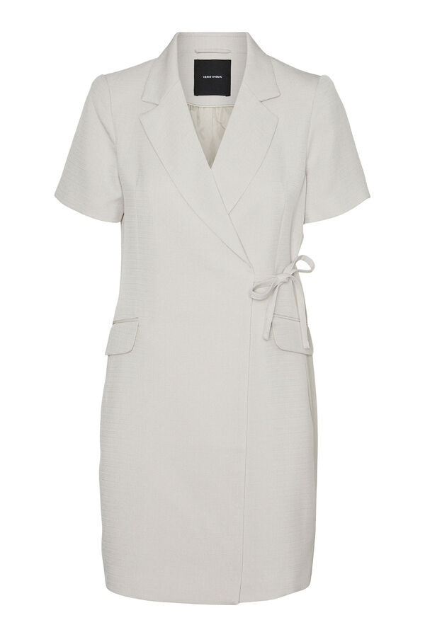 Vero Moda Vestido curto cruzado  Cinzento