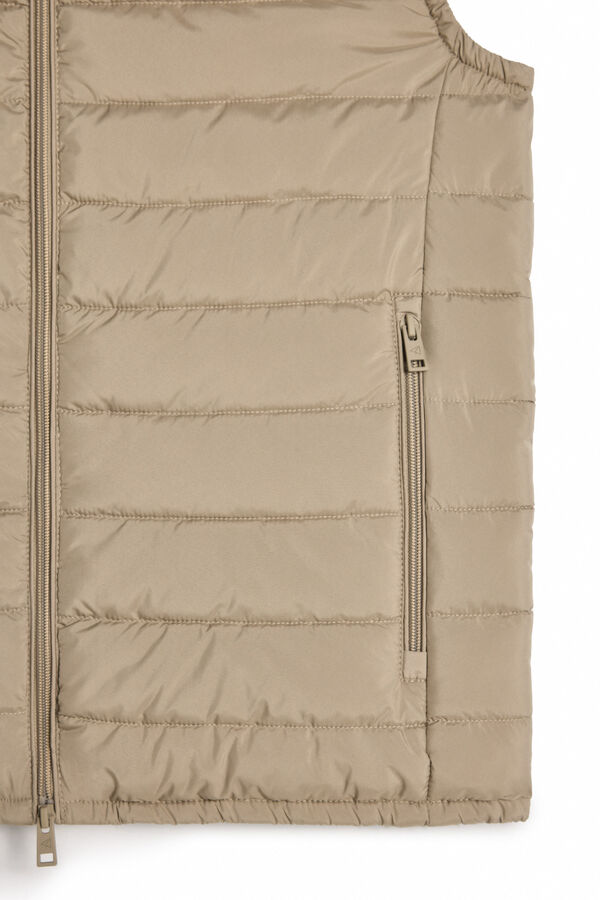 OOTO Chaleco acolchado ultralight Beige