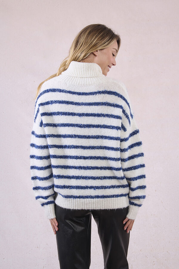 Molly Bracken Jersey de manga larga estampado rayas Multicolor