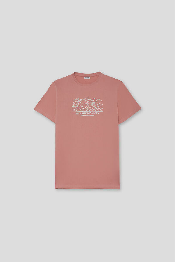 Street Monkey T-shirt manga curta Subiu