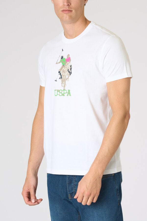 Us Polo T-shirt de manga curta Branco