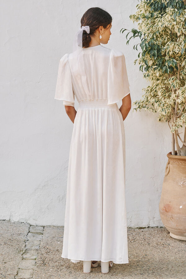 Pol&iacute;n Et Moi Vestido de novia Jazm&iacute;n Blanco