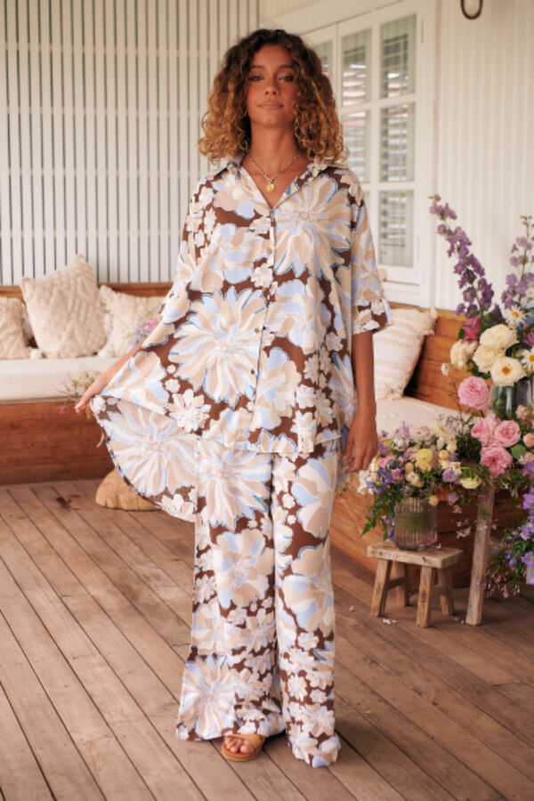 Jaase Cal&ccedil;as Brookes estampado Calypso Tostado