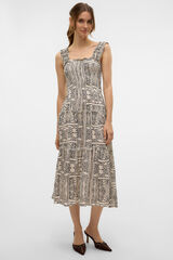 Vero Moda Vestido fresco elástico Cinzento