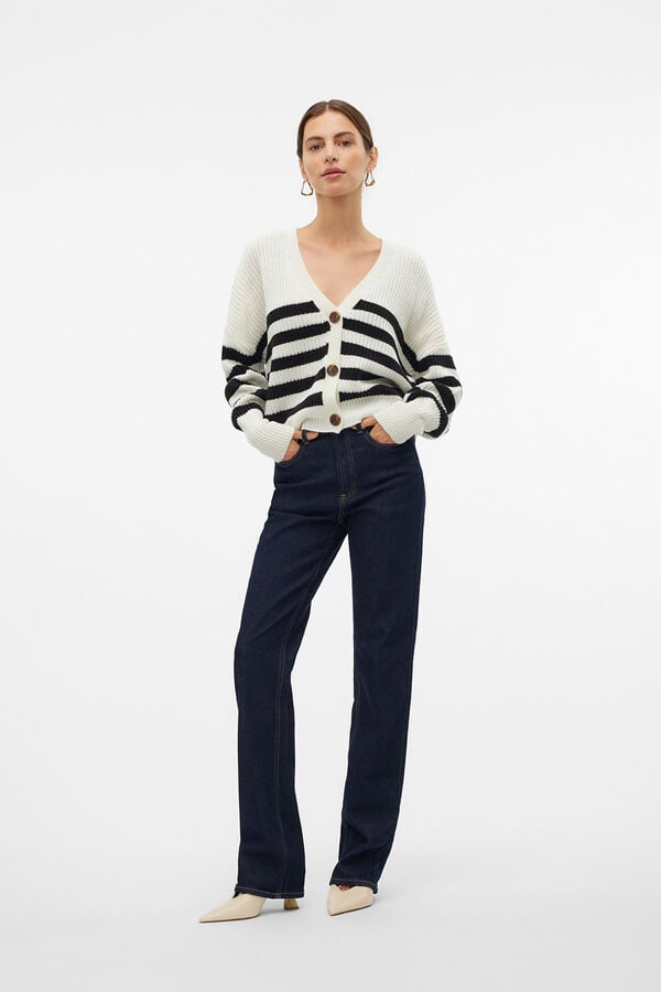 Vero Moda Casaco de malha fria Branco