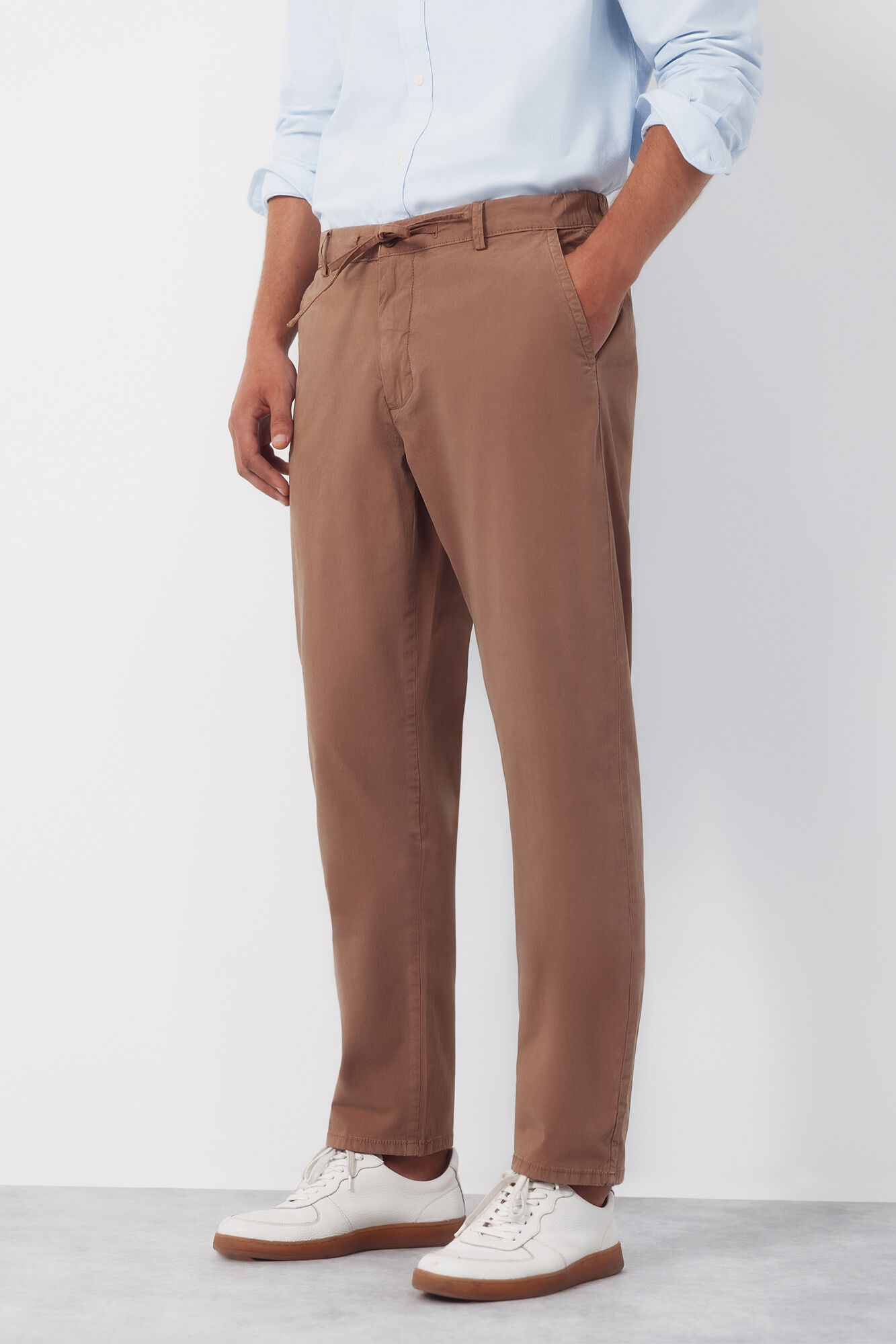 Cortefiel Jogger popelin con gomas regular