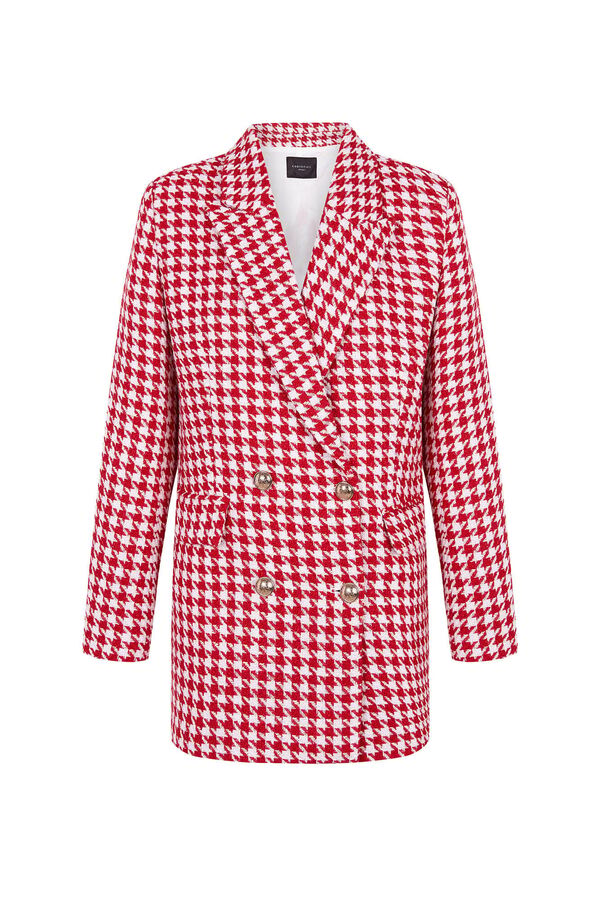 Cortefiel Blazer comprido pied-de-poule Granada