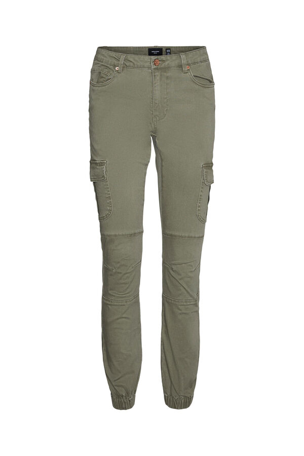 Vero Moda Cal&ccedil;as cargo tornozelo  Verde