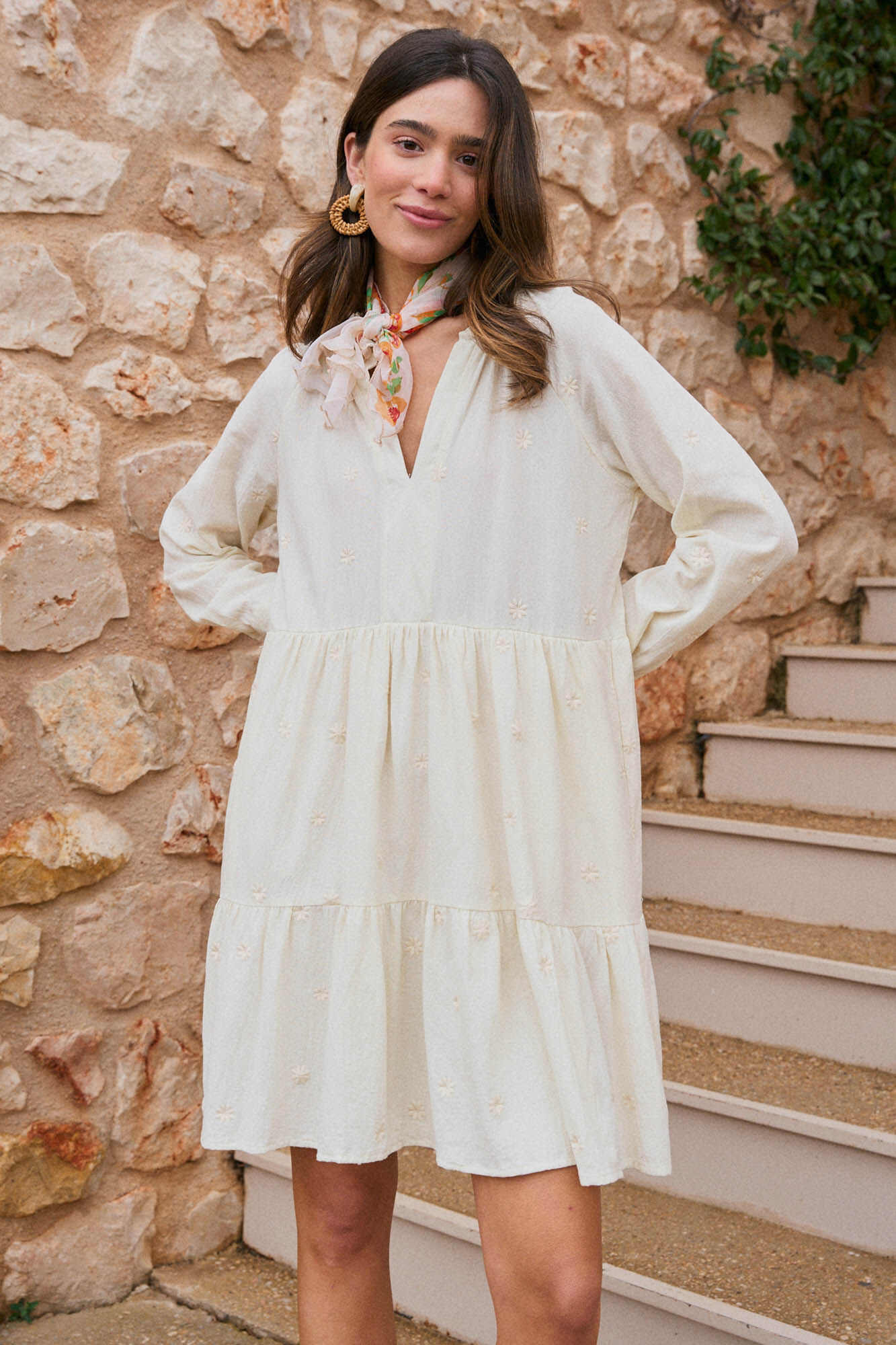 Pol&iacute;n Et Moi Vestido corto algod&oacute;n Pau