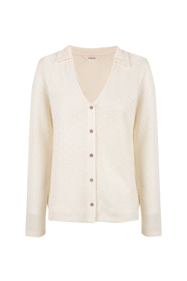 Slowlove Polo textura Marfil