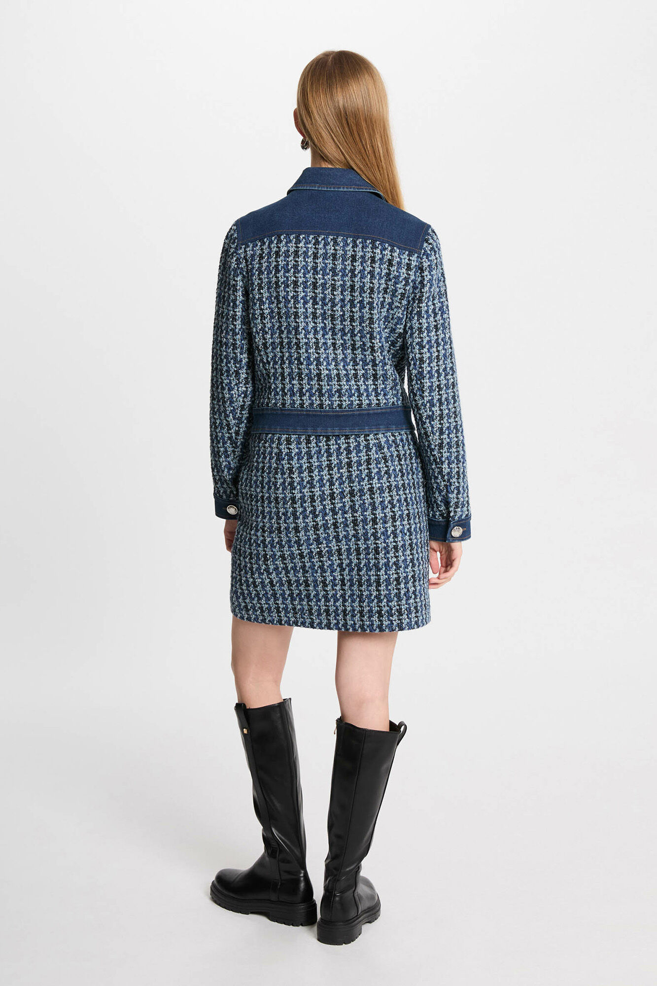 Morgan Falda corta de tweed