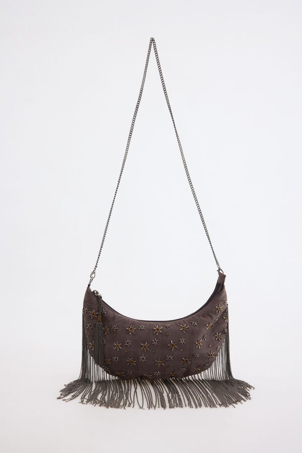 Slowlove BEADS BANANA BAG Gris