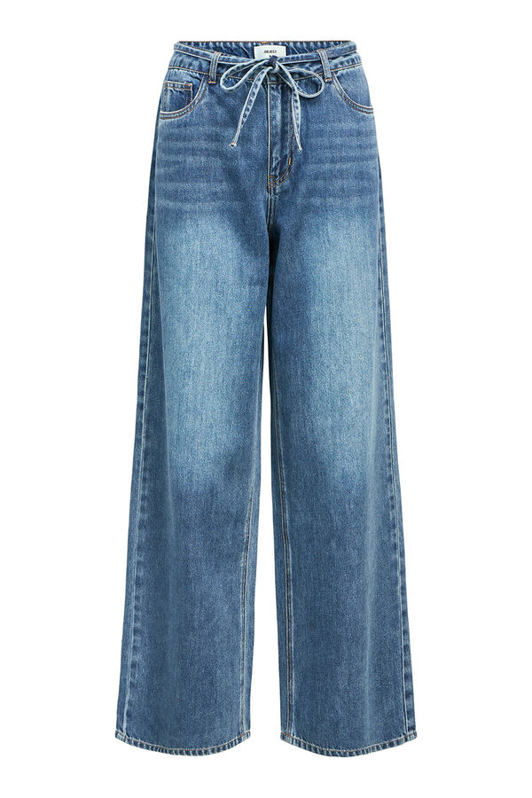 Object Pantal&oacute;n fluido tencel Azul