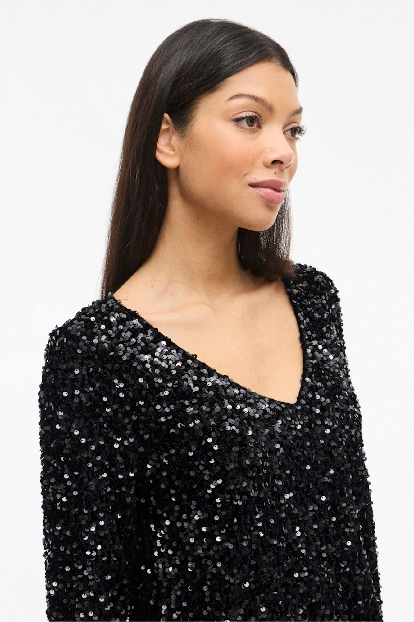 Vila Vestido corto con lentejuelas