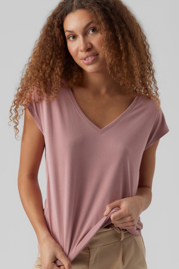 Vero Moda Camiseta fluida Lila
