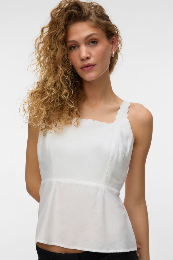 Vero Moda Top de tirantes Blanco