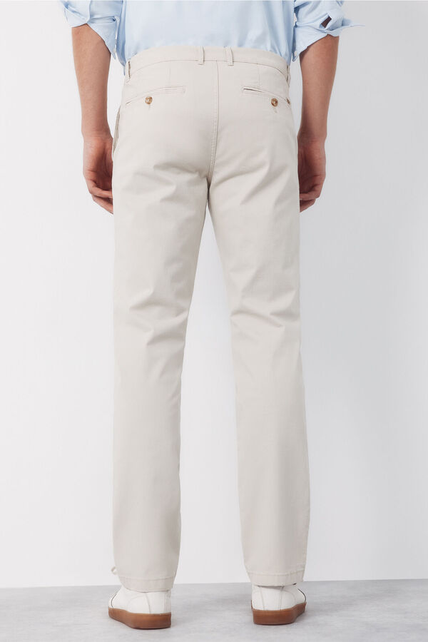 Cortefiel Cal&ccedil;as chino slim fit Tostado