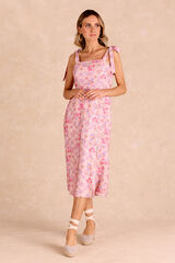 Polín Et Moi Vestido midi floral Lils Subiu