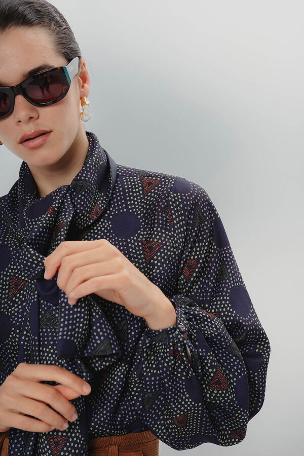 Dolores Promesas Blusa manga abullonada Elisa Multicolor