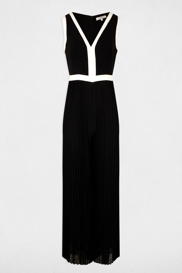 Morgan Macac&atilde;o comprido plissado Preto