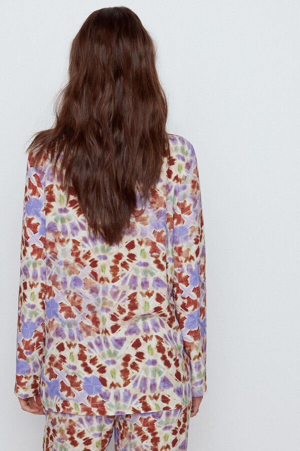 Slowlove Casaco flu&iacute;do estampado Multicolorido