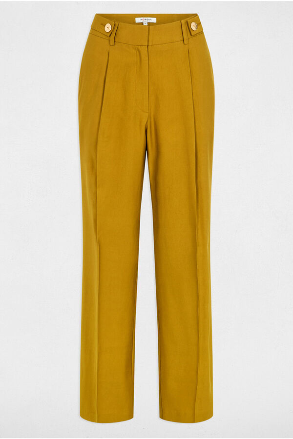 Morgan Pantal&oacute;n estrecho en pernera Amarillo