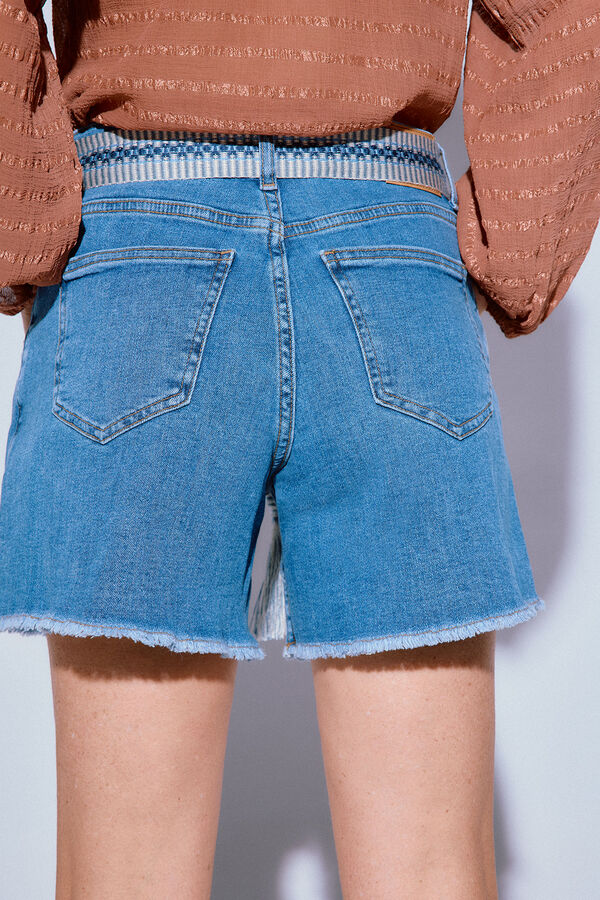 Slowlove Shorts de laço Azul