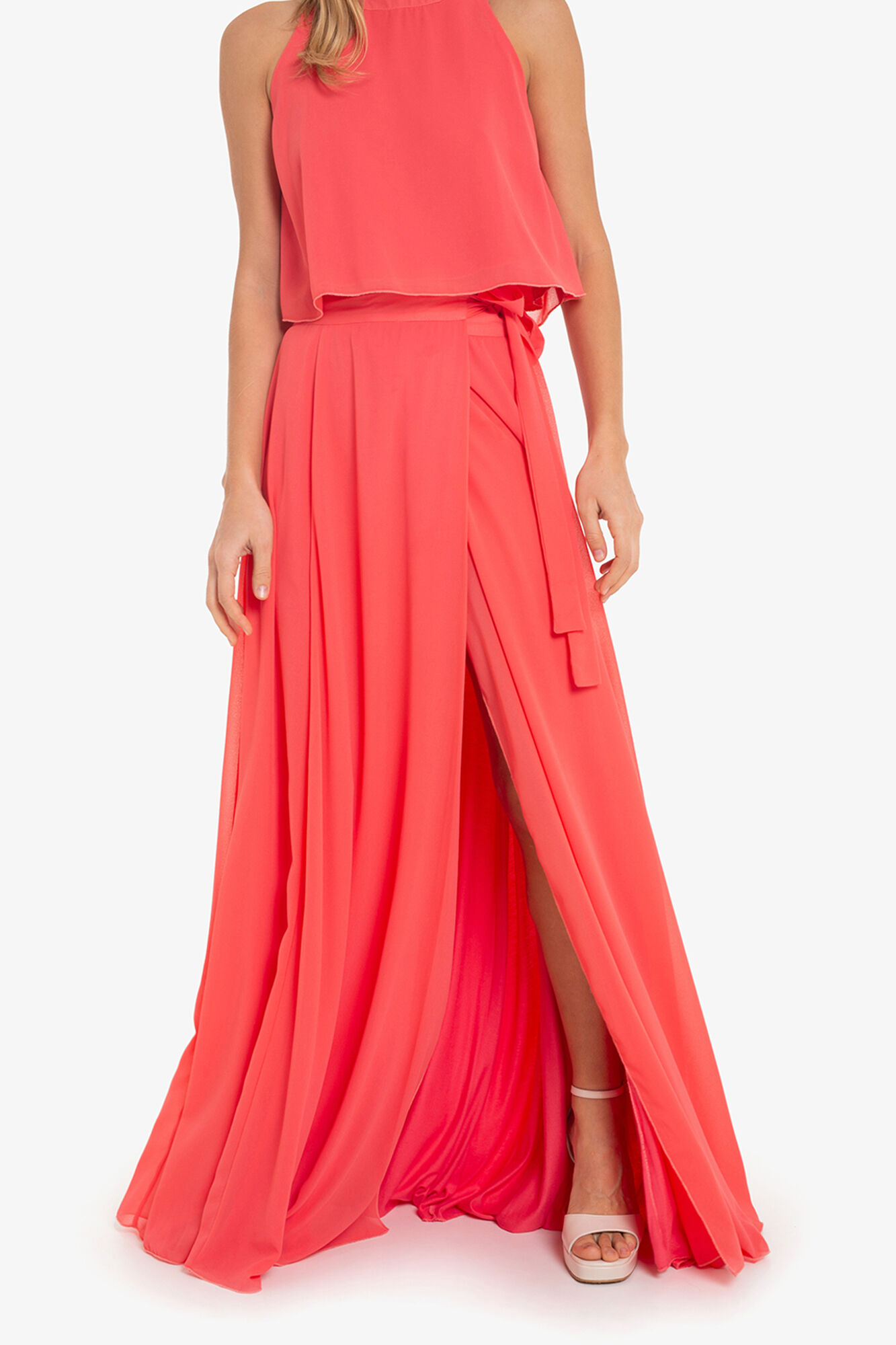 Cupl&eacute; Saia maxi saia de p&aacute;reo