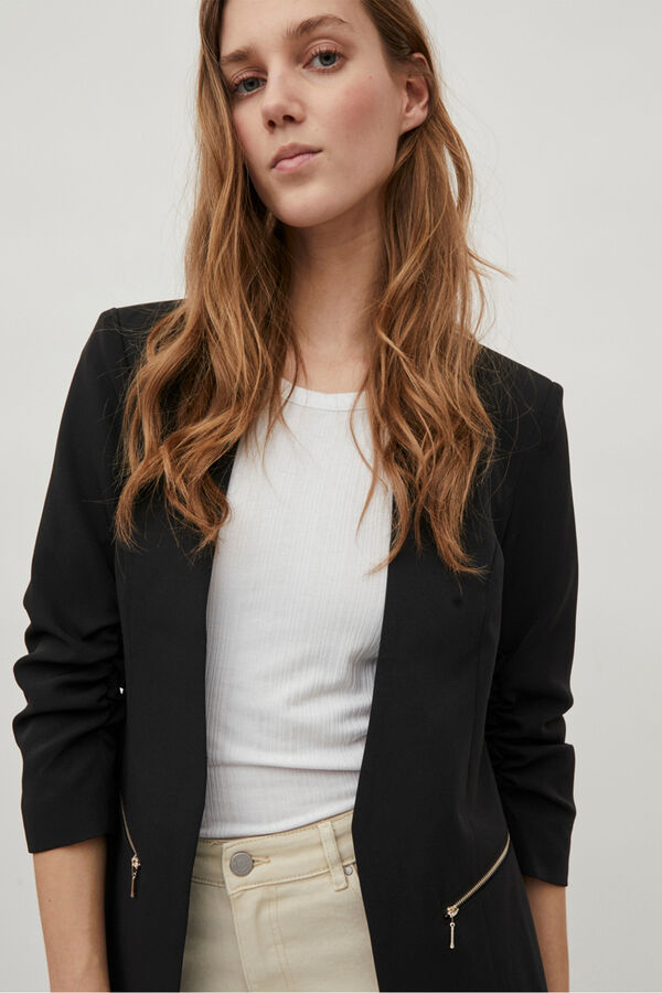 Vila Blazer de mujer entallada Negro