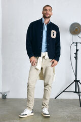 OOTO Pantalón 5 bolsillos color slim Beige