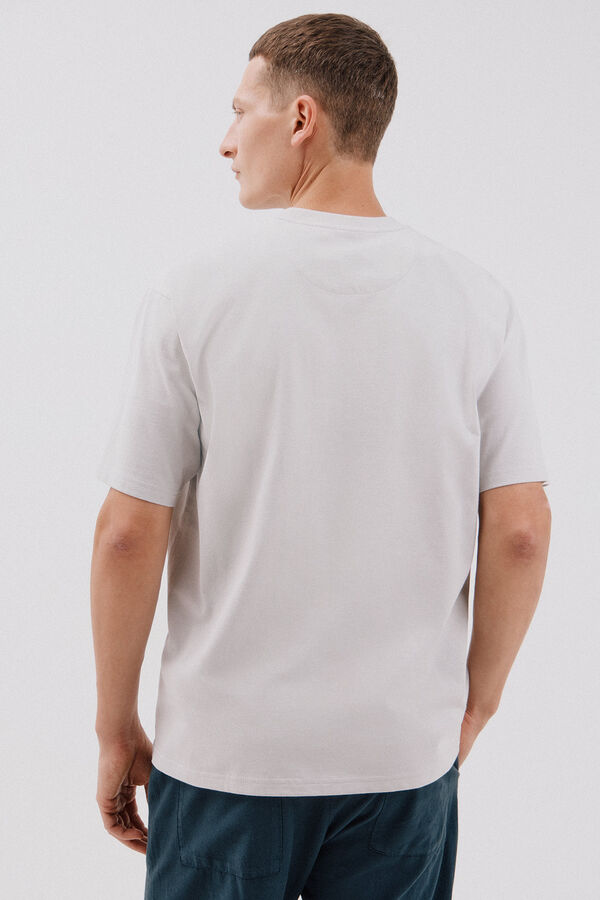 Cortefiel Camiseta b&aacute;sica Gris