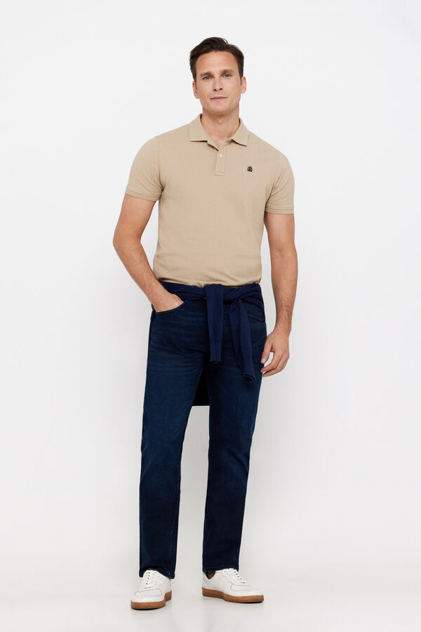 Cortefiel Pantal&oacute;n vaquero regular fit Azul marino