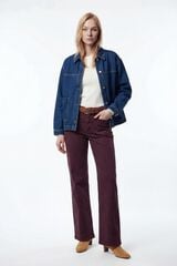 Vila Jaqueta jeans com bolsos Azul
