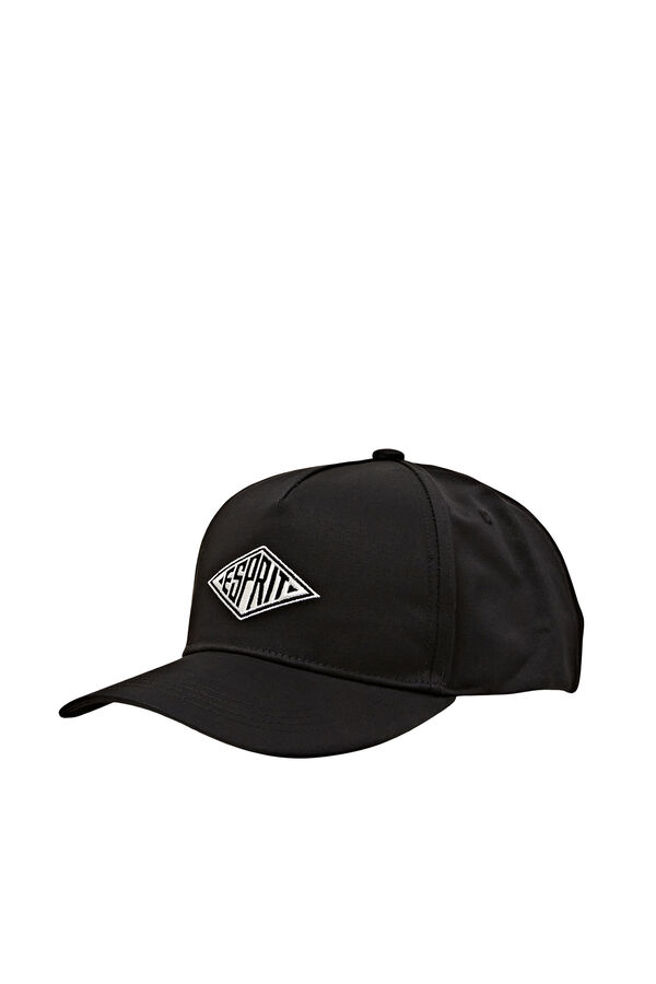 Esprit Gorra logo tipo baseball algod&oacute;n Negro