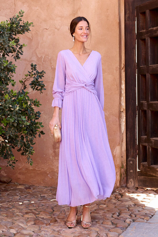 Pol&iacute;n Et Moi Vestido escote Clary Lila