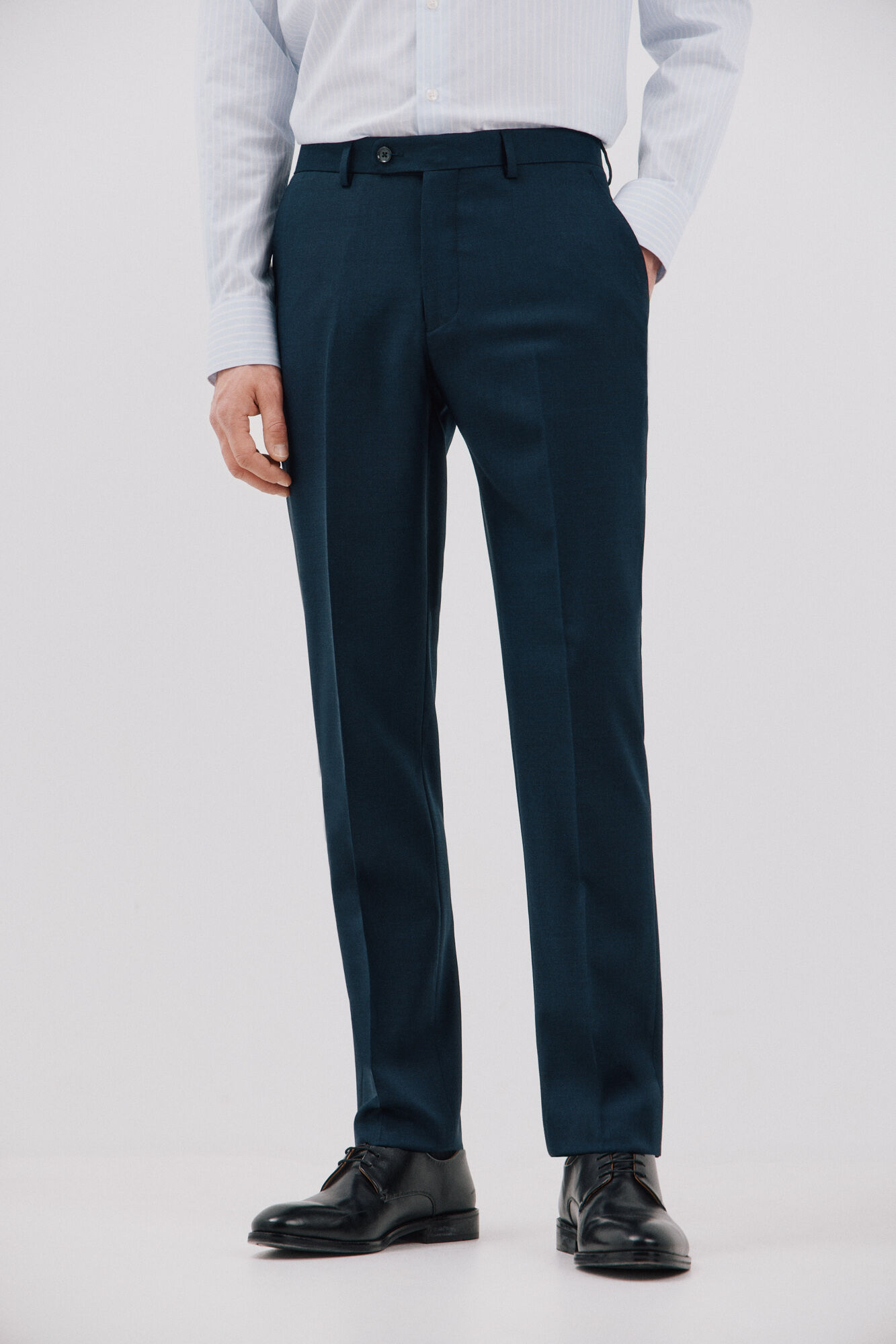 Cortefiel Cal&ccedil;as marinhas slim fit