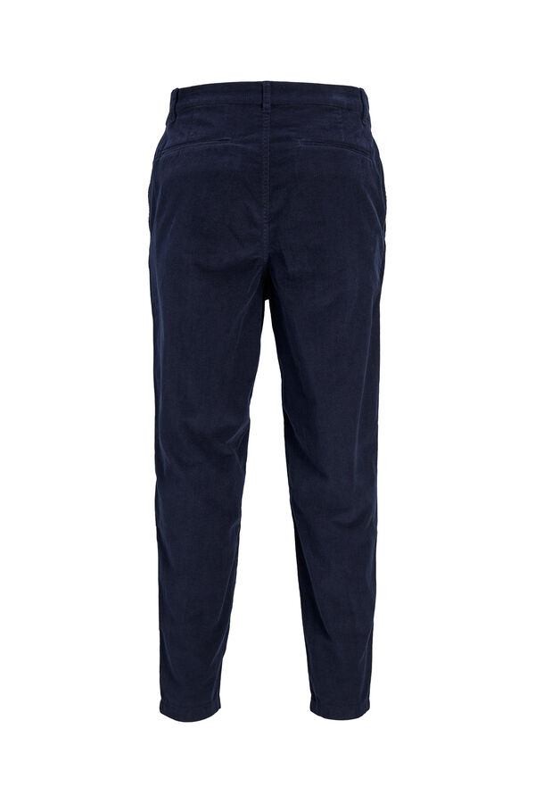 Cortefiel Pantalón chino tapered fit Azul marino