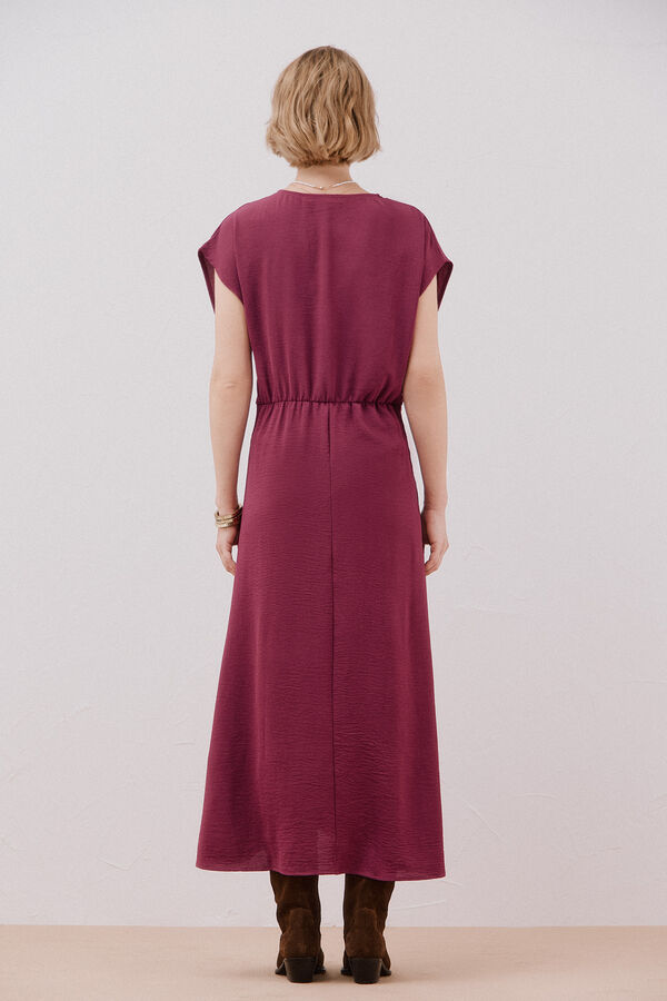 Cortefiel Vestido nudo Morado