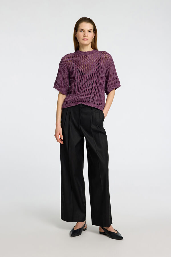 Selected Femme Top de malha Roxo