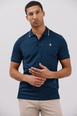 Cortefiel Polo com pontas Azul