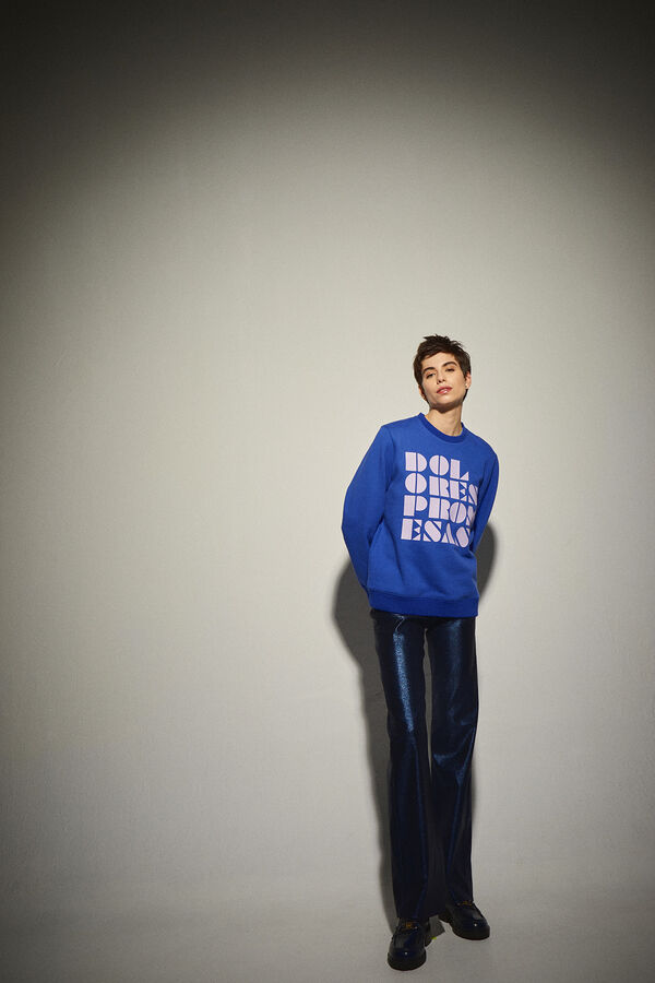 Dolores Promesas Sudadera Azul El&eacute;ctrico Dolores Promesas Azul