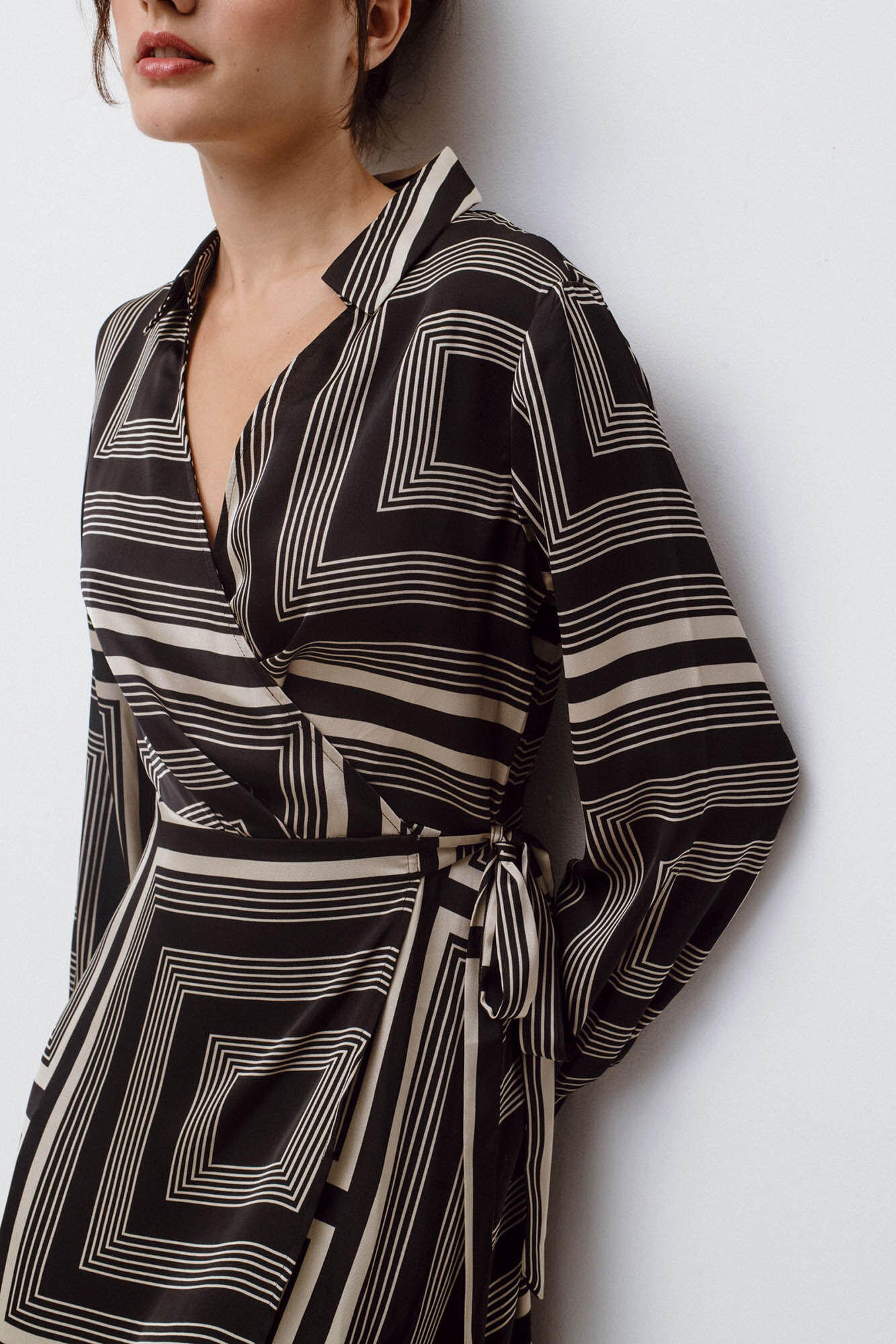 Vila Printed midi dress