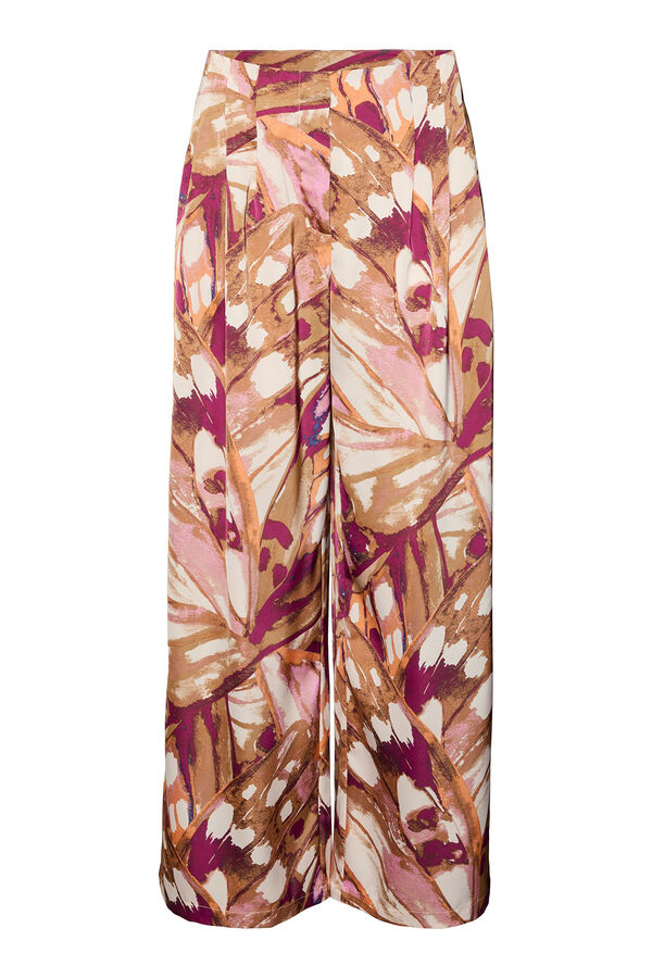 Vero Moda Pantalón fluido largo Castanho