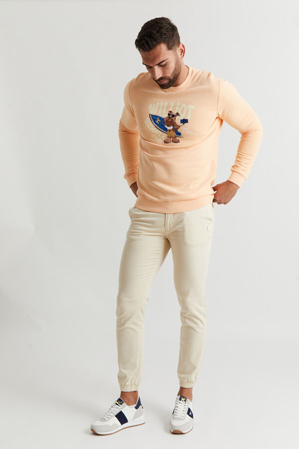 Williot Sudadera Mr. Williot Surfer Naranja